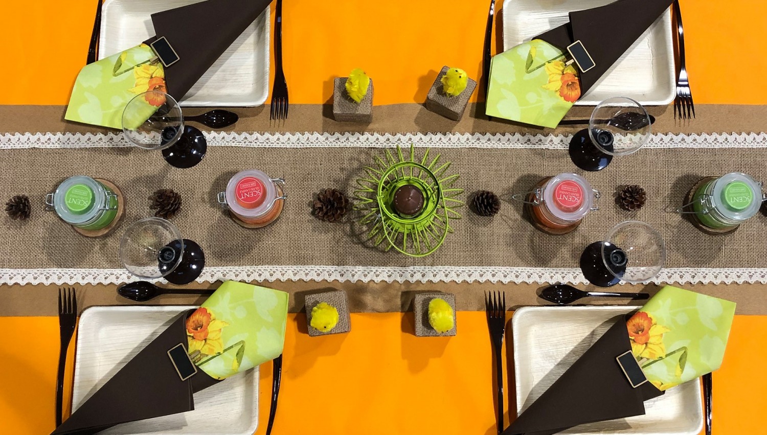 TABLE SPRING FLOWERS