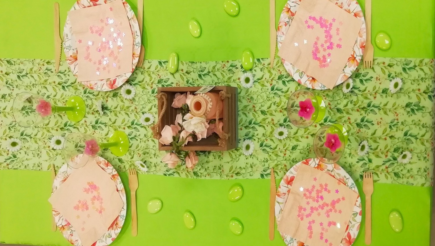 TABLE MARIAGE VEGETAL