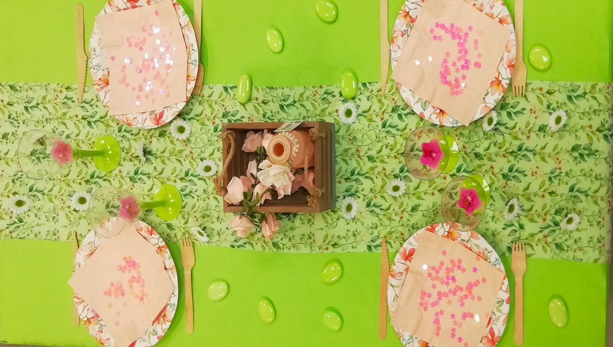 TABLE MARIAGE VEGETAL