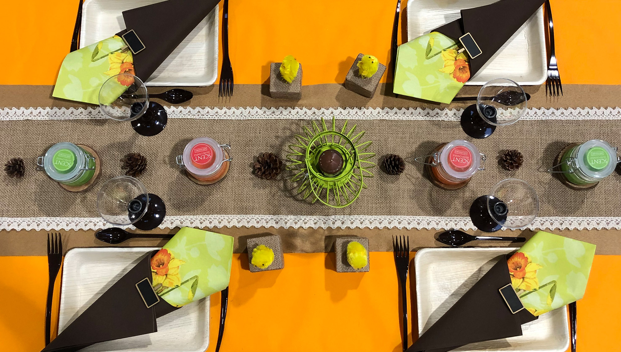 TABLE SPRING FLOWERS